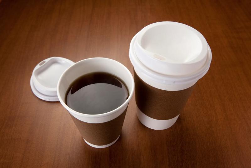 Cup of hot coffee