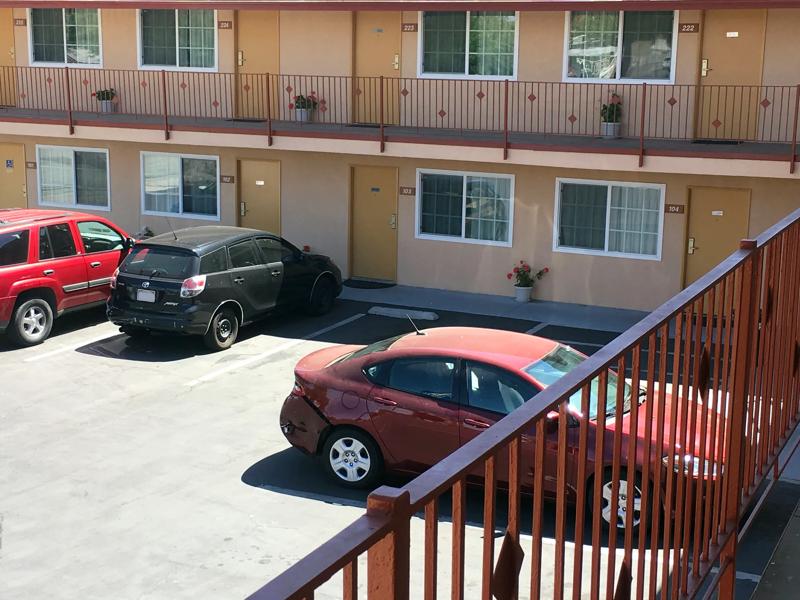 ABVI_BeaumontCA_Exterior_Parking_View from Balcony - 28AA8203-0039-42AE-9407561BE2F027F1