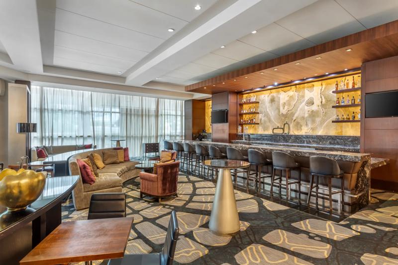 The bar and Lounge area of AXIS