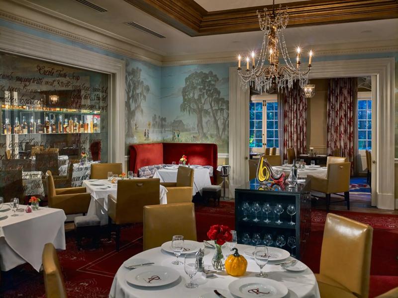 The dining room in the Restaurant R’evolution