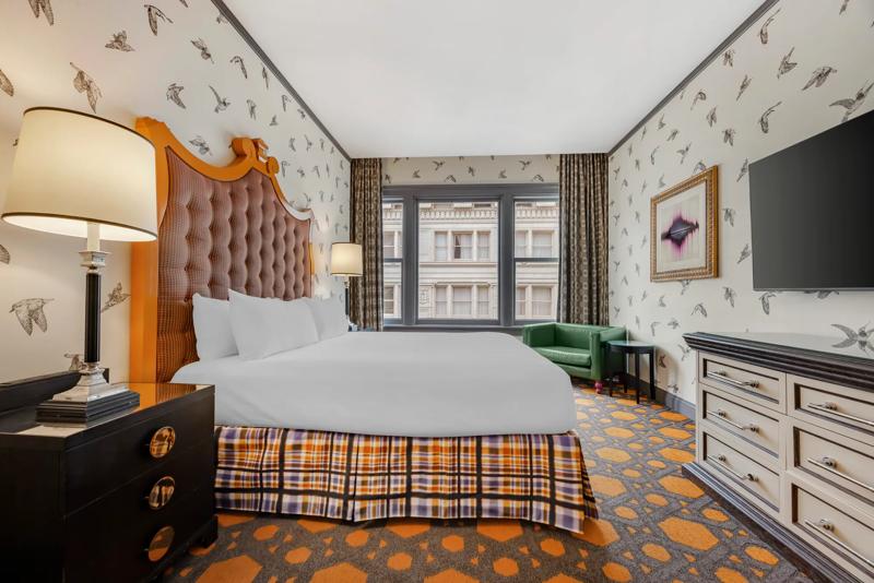 A view of the room in a King Suite