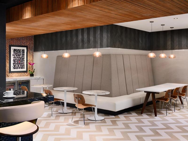 Seating at the Art Bar Restaurant