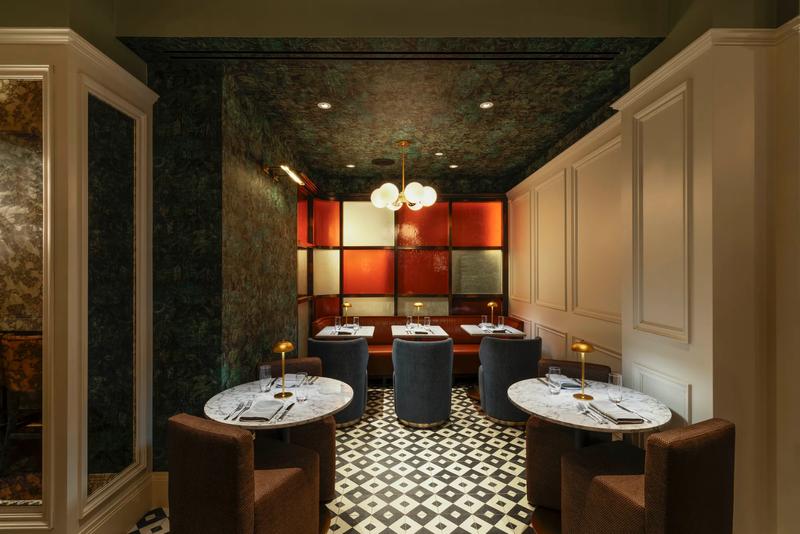 The Nest seating area of the Parliament Restaurant